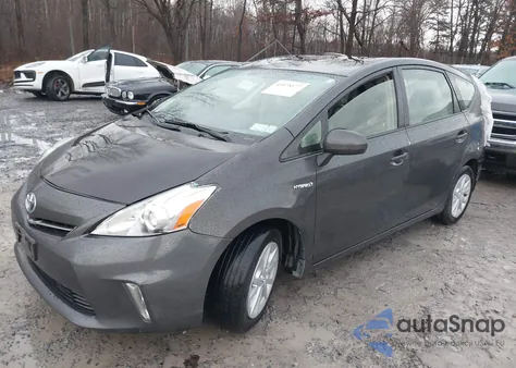 2013 Toyota Prius V Two from USA, damaged, VIN JTDZN3EU4D3225712